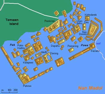 Mapa Nan Madol