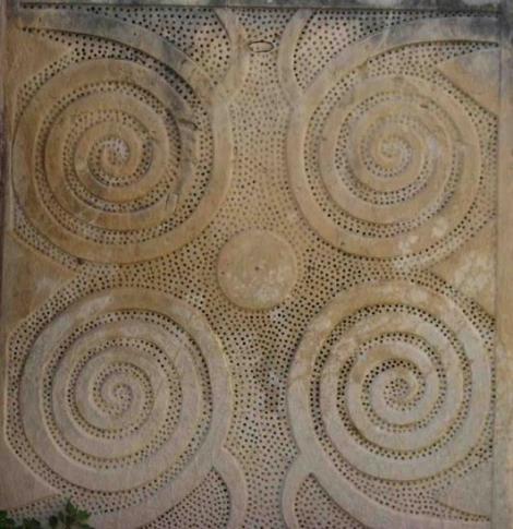 Espirales talladas de Tarxien