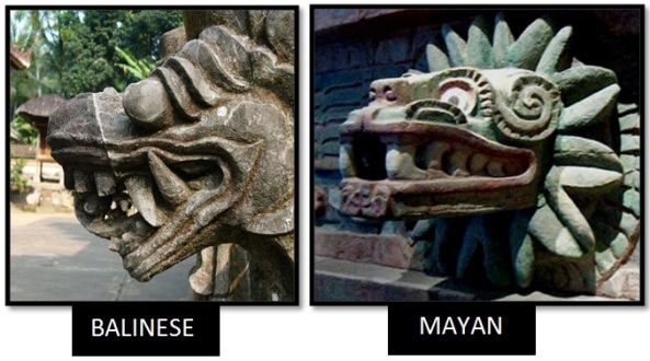 Bali-Mayan-Serpent-Statues
