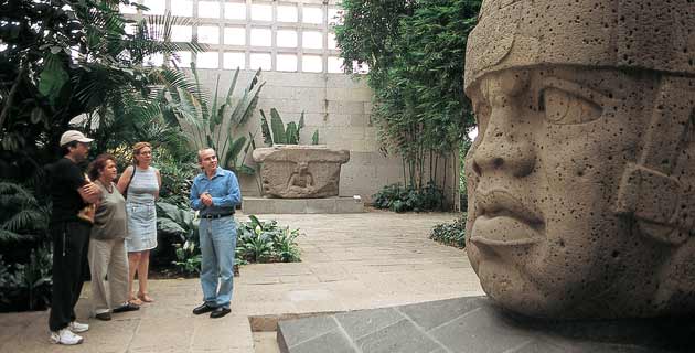 Sala museo antropologia de Xalapa